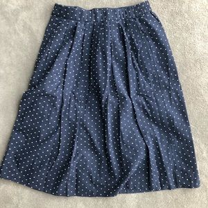 J Crew High waited polka dot skirt